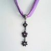 Purple Flower Necklace