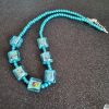 Turquoise Square Glass Beads
