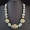 Pale Green Bead Necklace