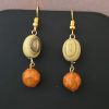 Orange & Cream Bead Set