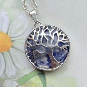 Blue Tree of Life Pendant