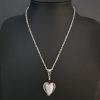 Small White Heart Pendant